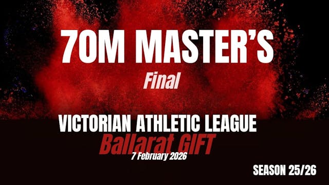 Ballarat Gift - 70M Over 35s - Finals