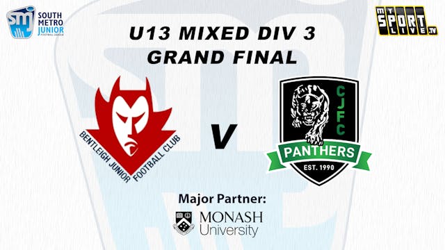U13 Mixed Div 3 Grand Final Bentleigh...