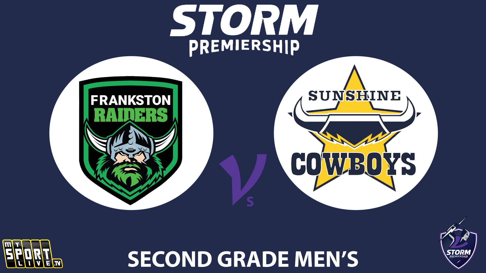 H1 2024 R10 Second Grade Men's: Frankston Raiders vs. Sunshine Cowboys