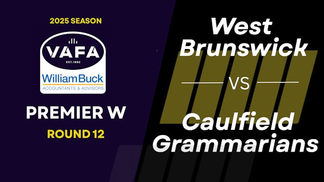 RD12 PREM W West Brunswick vsCaulfiel...