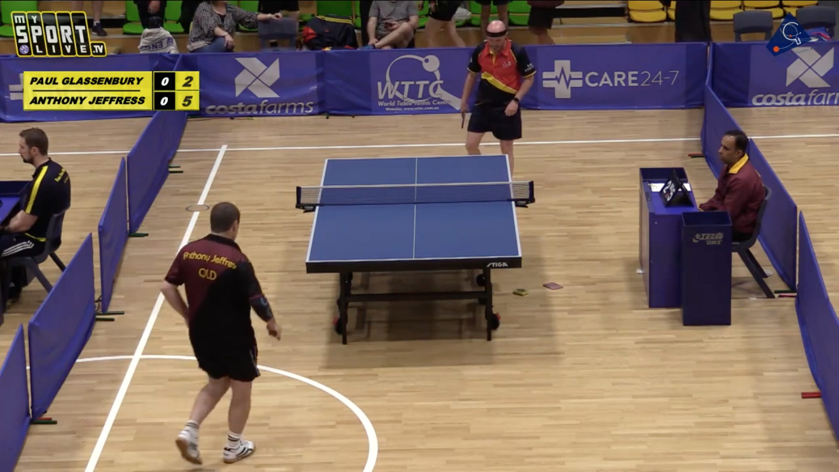 Table 1 - WED: 2019 Australian Veterans TT Championships