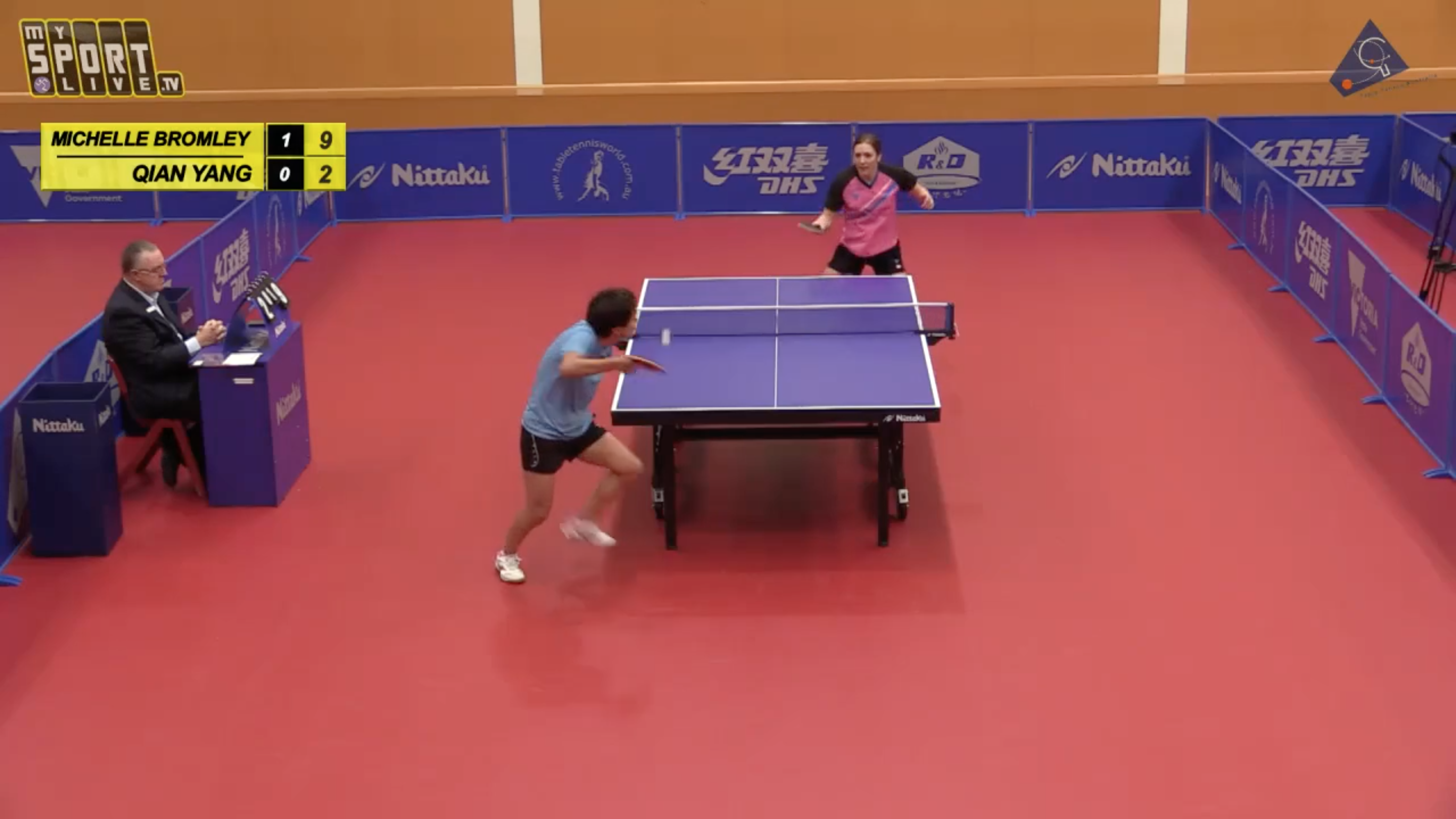 SAT - TABLE 2: Women's Singles Bronze