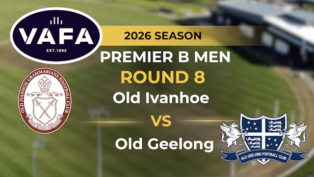 VAFA 2026 R8 PREM B Men’s Old Ivanhoe...