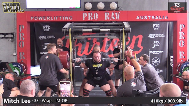ProRaw 13 - Mitch Lee Total 1000kg / 2204.6lb Lift