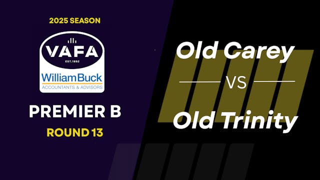 RD13 PREM B Old Carey vs.Old Trinity