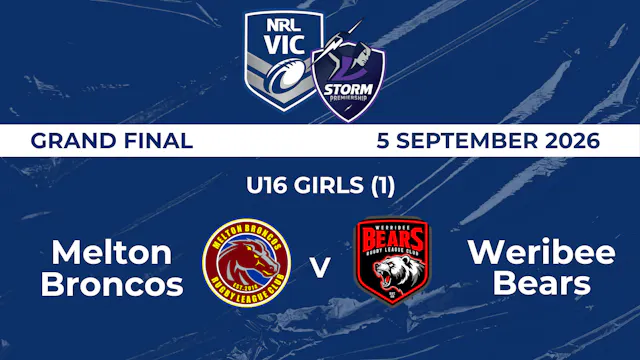 H2 2026 GF PREM U16 Girls (1) Melton ...