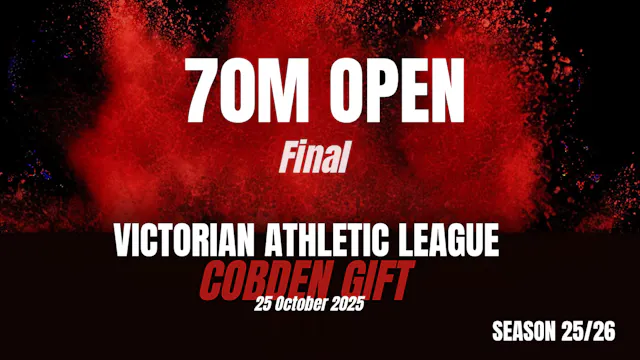 Mortlake 70m Open Final