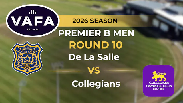 VAFA 2026 R10 PREM B Men's De La Sall...