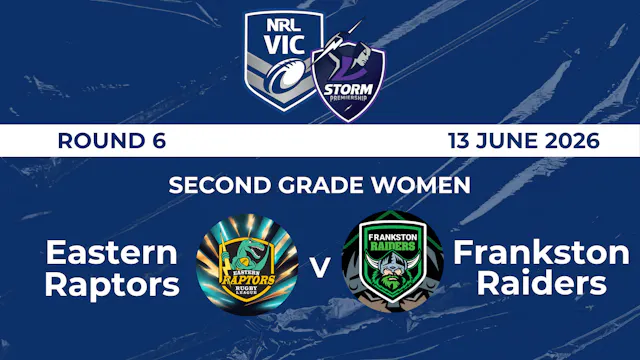H2 2026 RD6 SGW Eastern Raptors V Fra...