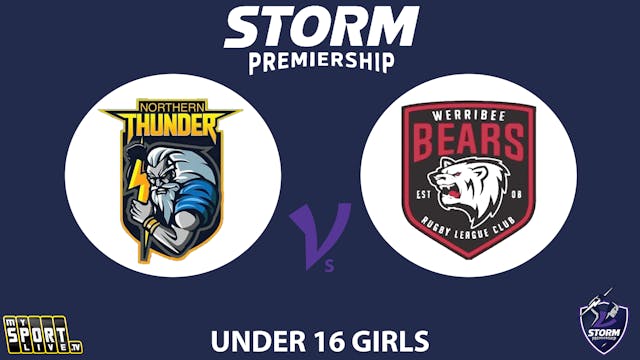 H2 2025 Under 16s Girls Northern Thun...