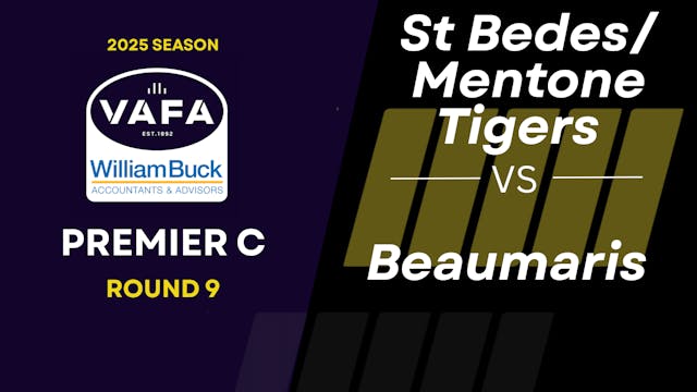 RD9 PREM C St BedesMentone Tigers vs....