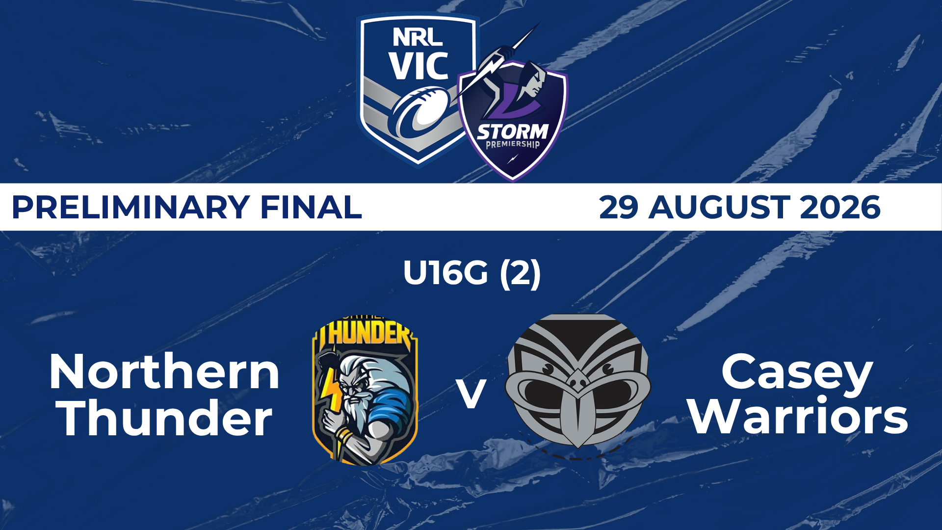 H1 2026 PF U18G Northern Thunder V Truganina Rabbitohs