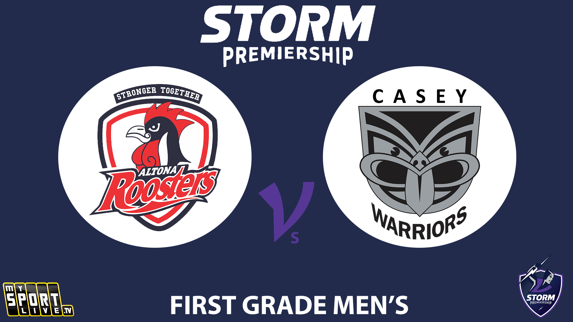 2024 R7 First Grade Men's: Altona Roosters vs. Casey Warriors