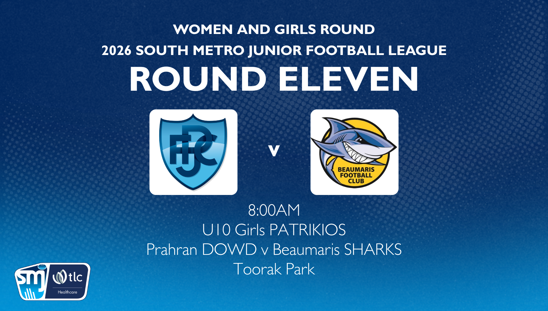 SMJFL R11: U10 Girls  - Prahran v Beaumaris