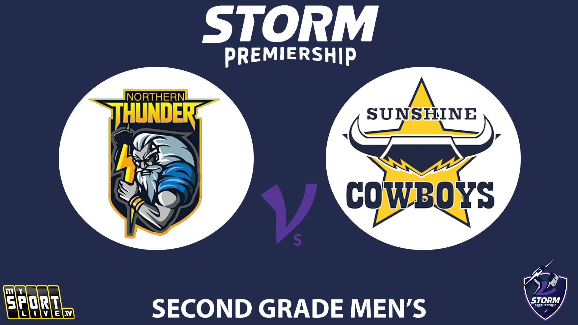 H1 2024 R9 Second Grade Men's: Northern Thunder vs. Sunshine Cowboys