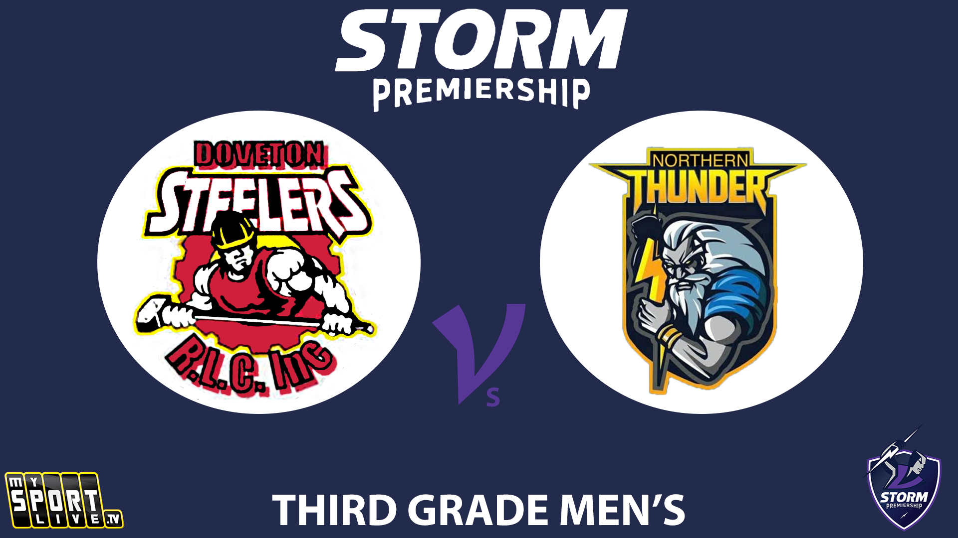 H2 2024 R7 Third Grade Men's: Doveton Steelers vs. Northern Thunder