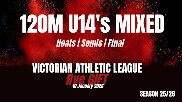 Rye Gift 120M U14s Heats