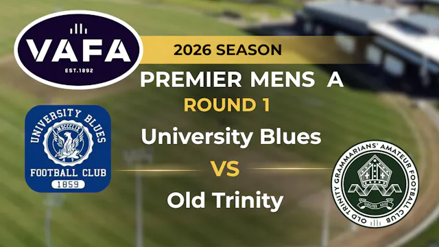 VAFA 2026 R1 PREM A Men's University ...