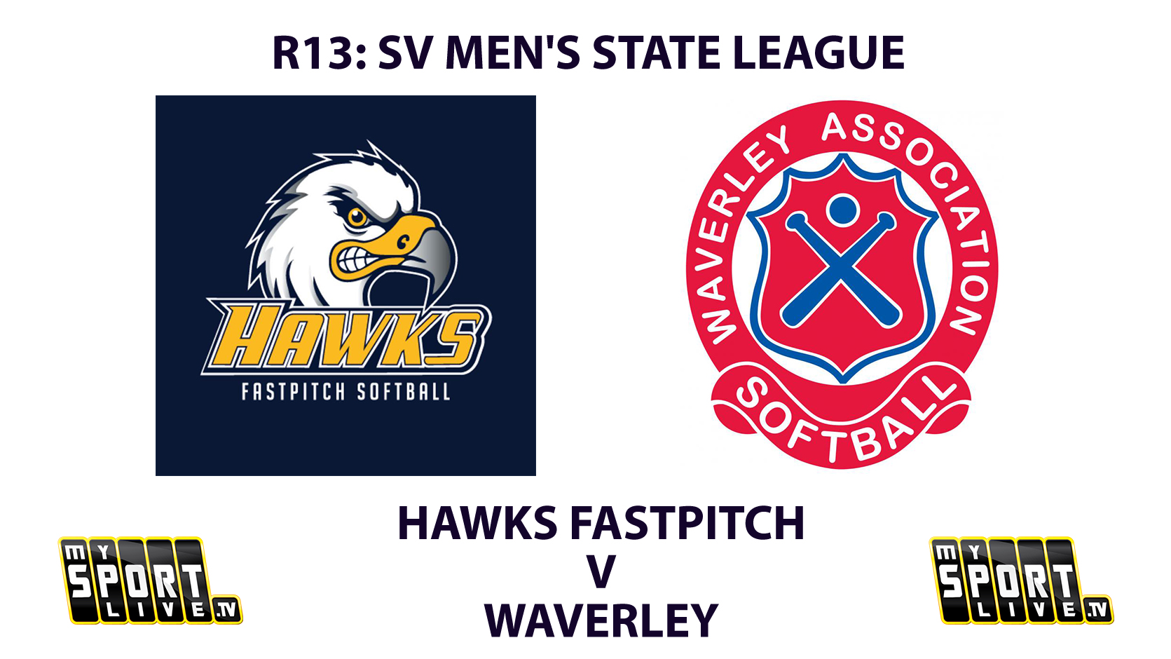 R13 SV Men s State League Hawks v Waverley Softball My