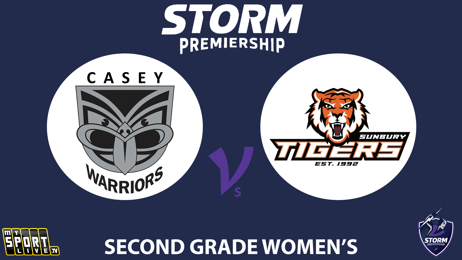 H1 2025 RD4 Second Grade Women - Casey Warriors vs Sunbury Tigers