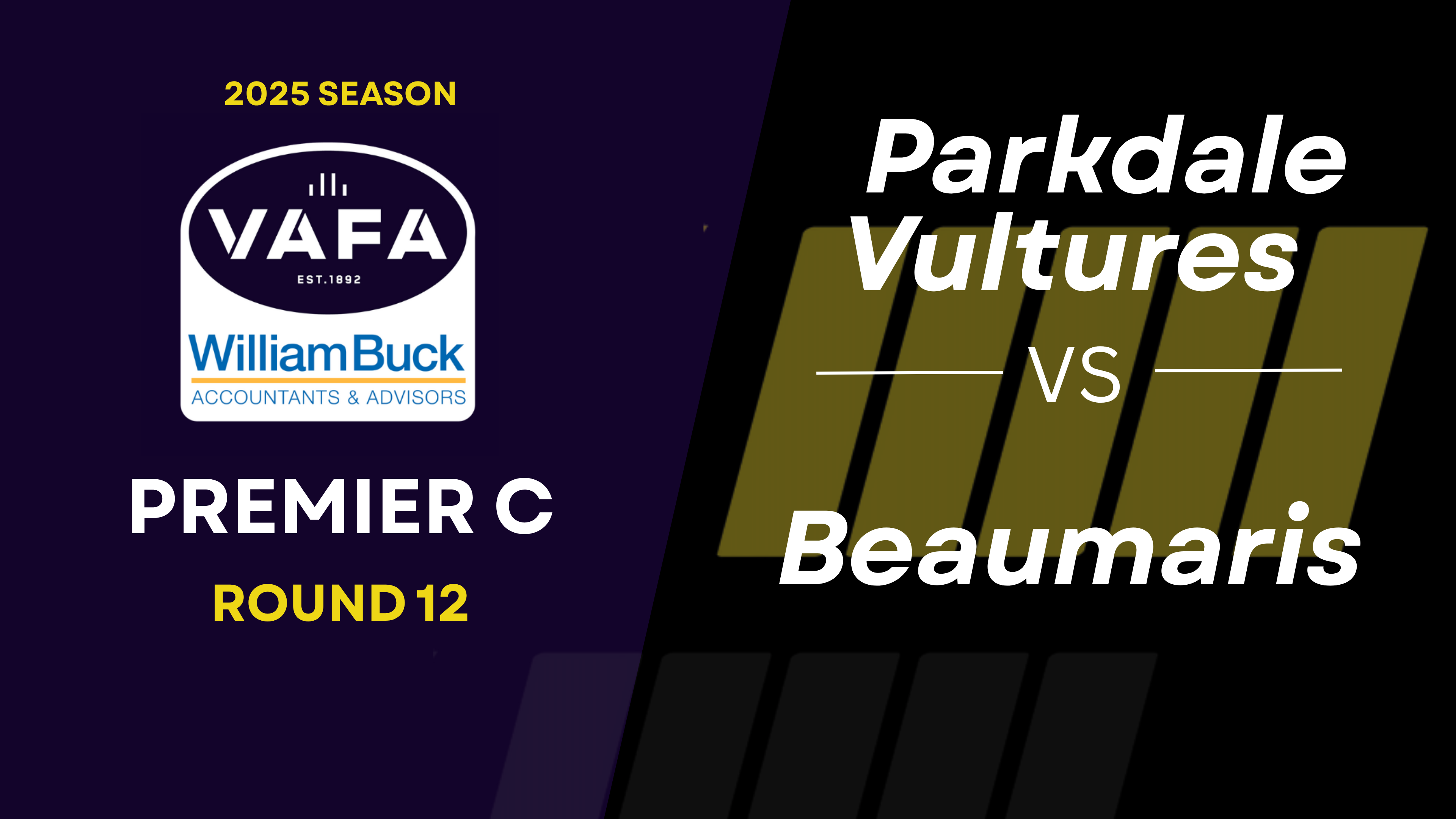 RD12 PREM C Parkdale Vultures vs. Beaumaris