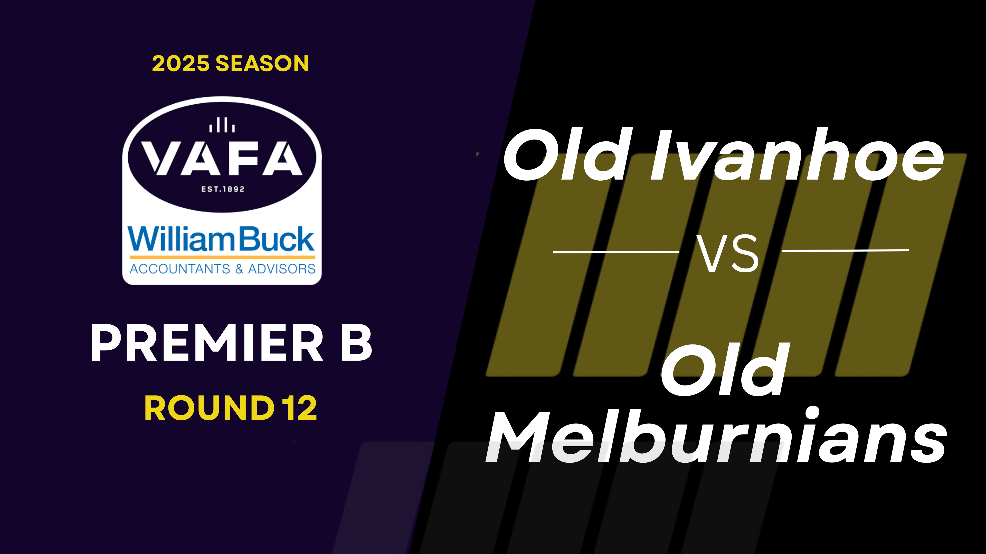 RD12 PREM B Old Ivanhoe vs.Old Melburnians