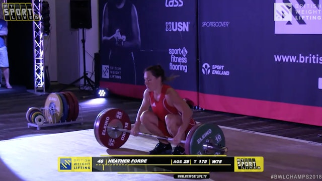 2018 British Weightlifting Championships - Women's 75kg/90Kkg/+90kg