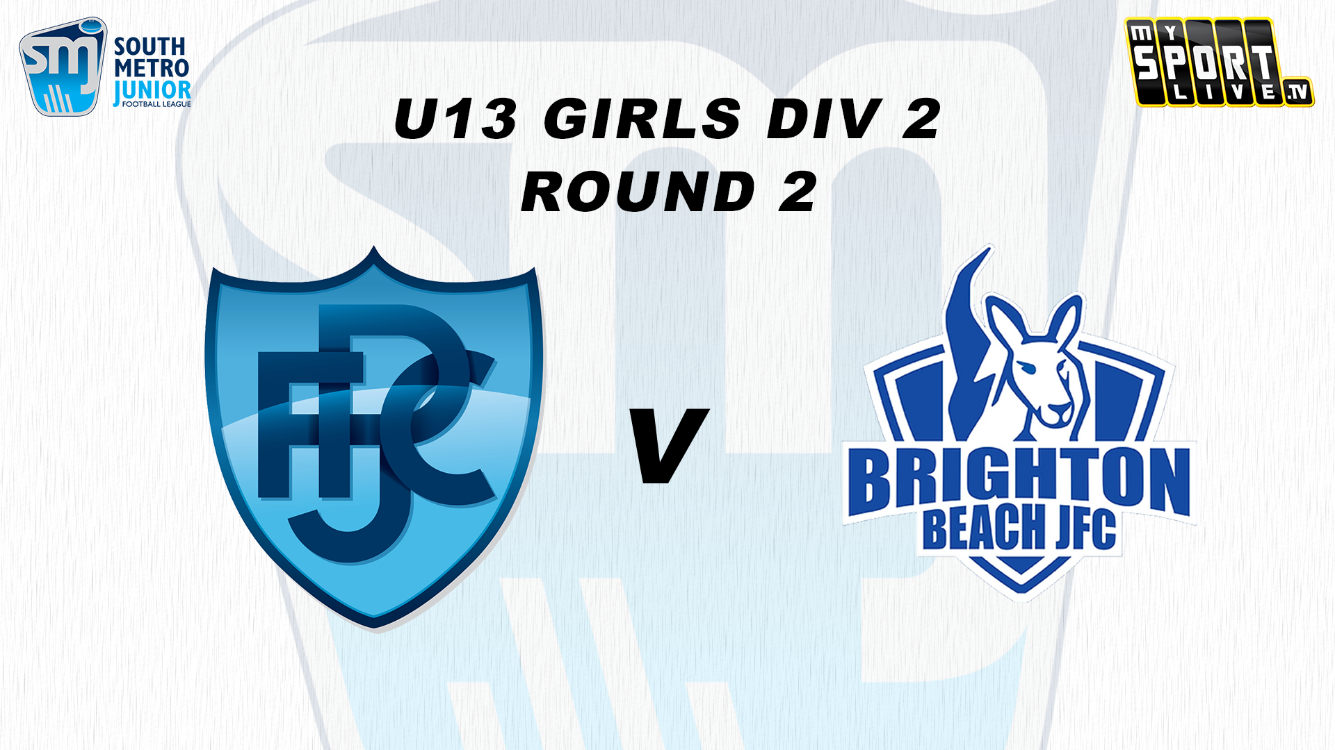 2025 SMJFL RD2  U13 Girls Div 2:Prahran JFC vs. Brighton Beach