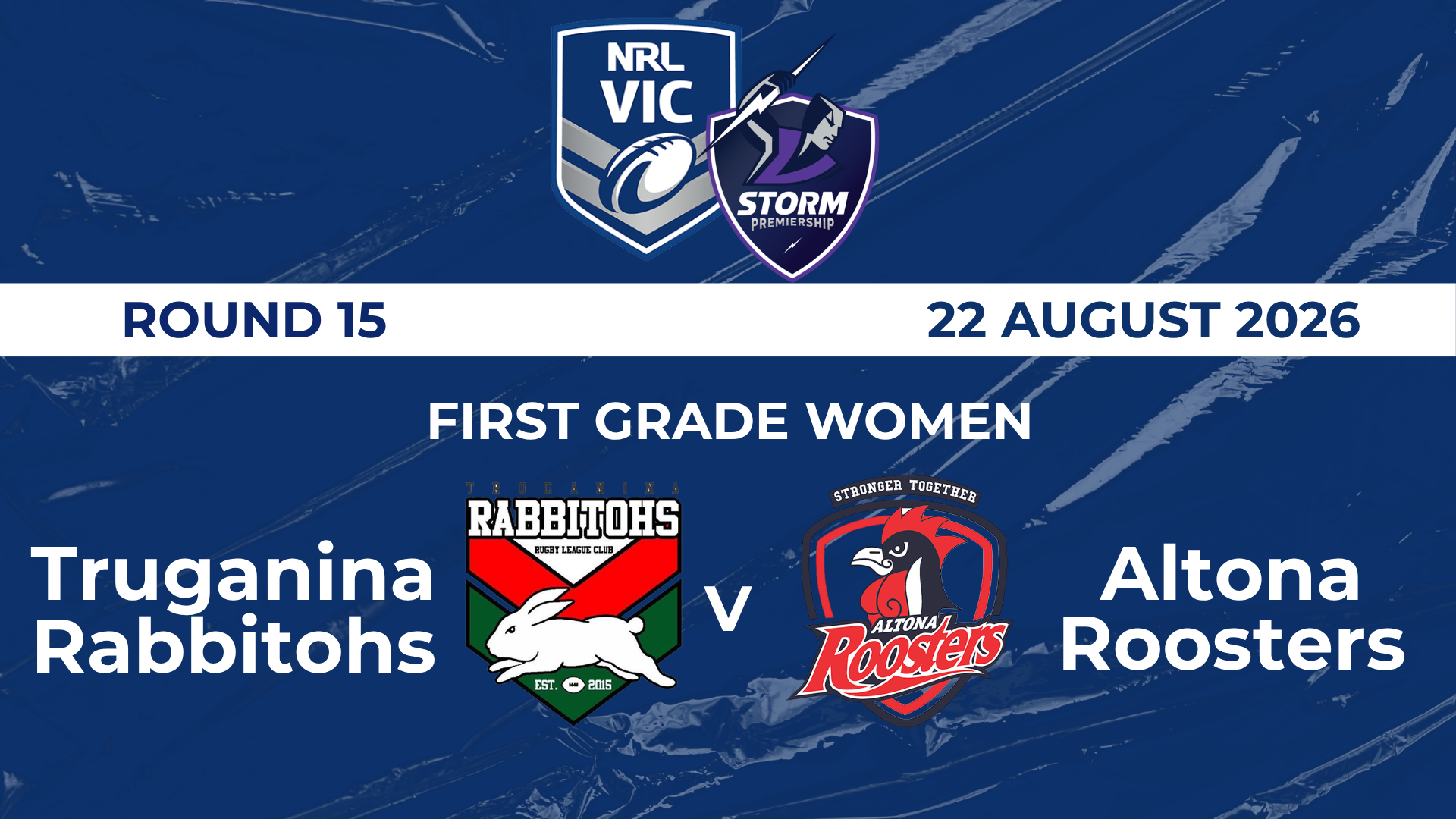 H2 2026 R15 First Grade Women Truganina Rabbitohs V Altona Roosters
