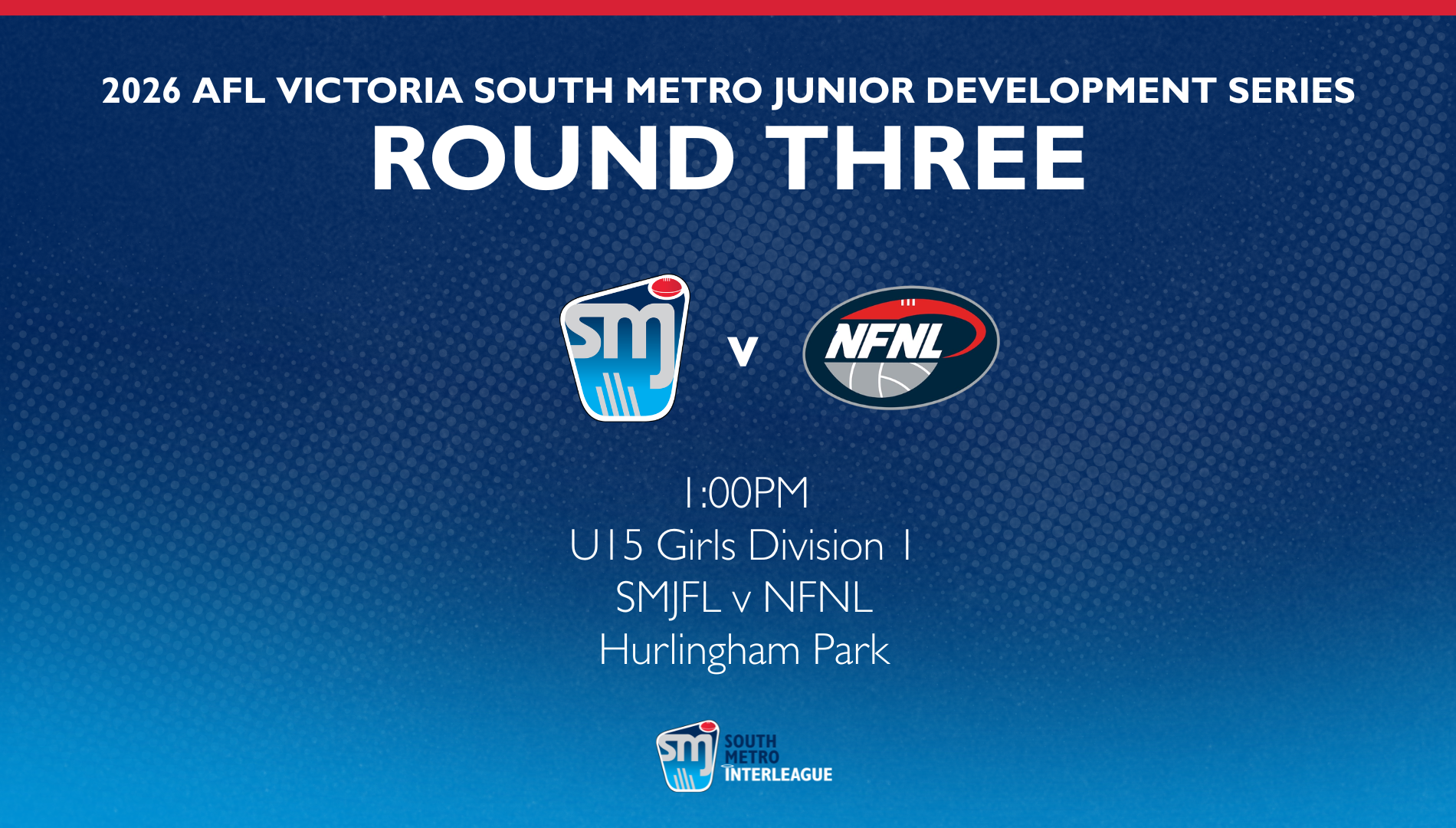 Round 3 - U15 Girls Div 1 - SMJFL v NFNL