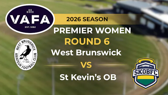 VAFA 2026 R6 PREM Women's West Brunsw...