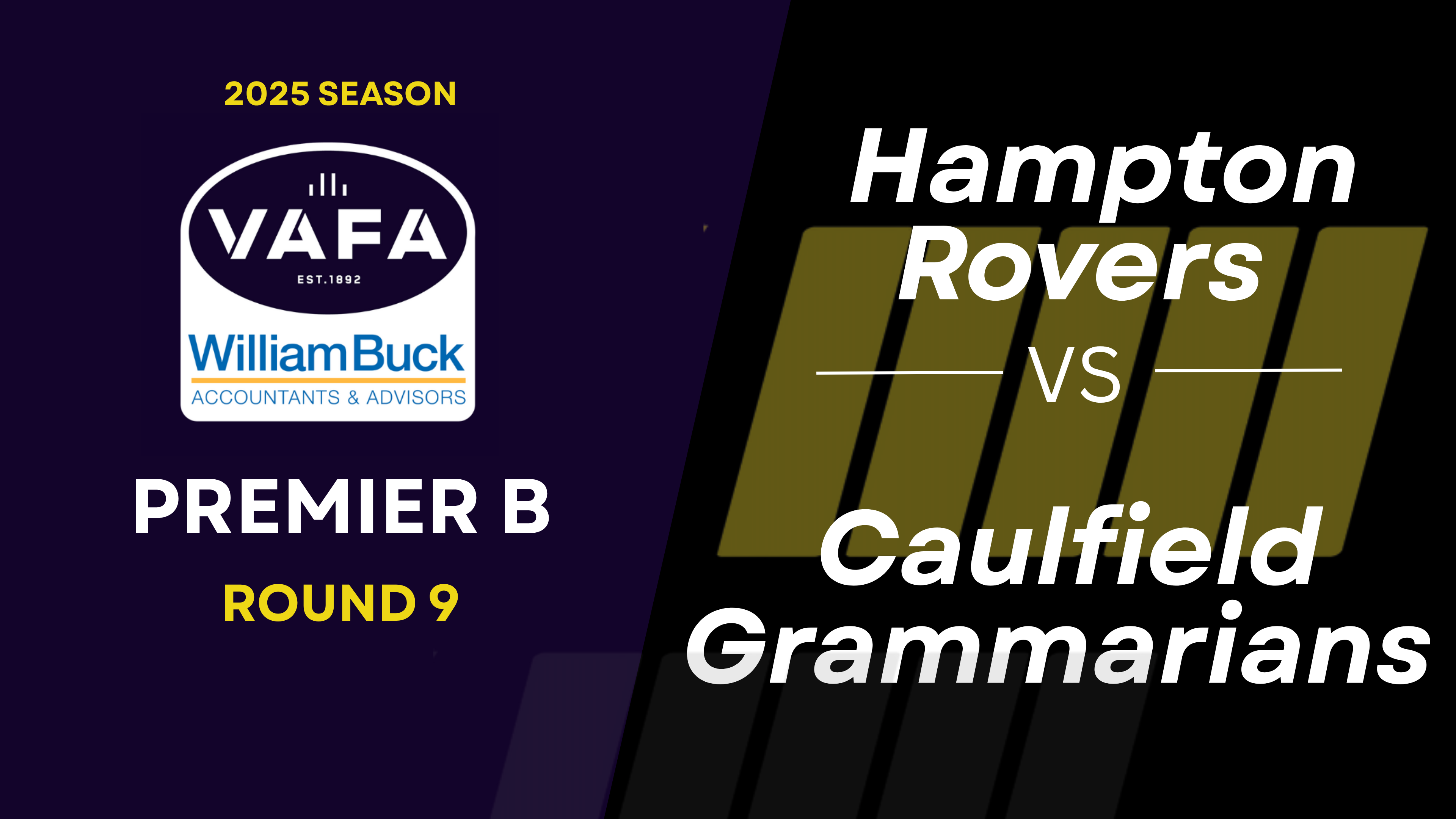 RD9 PREM B Hampton Rovers vs.Caulfield Grammarians95012