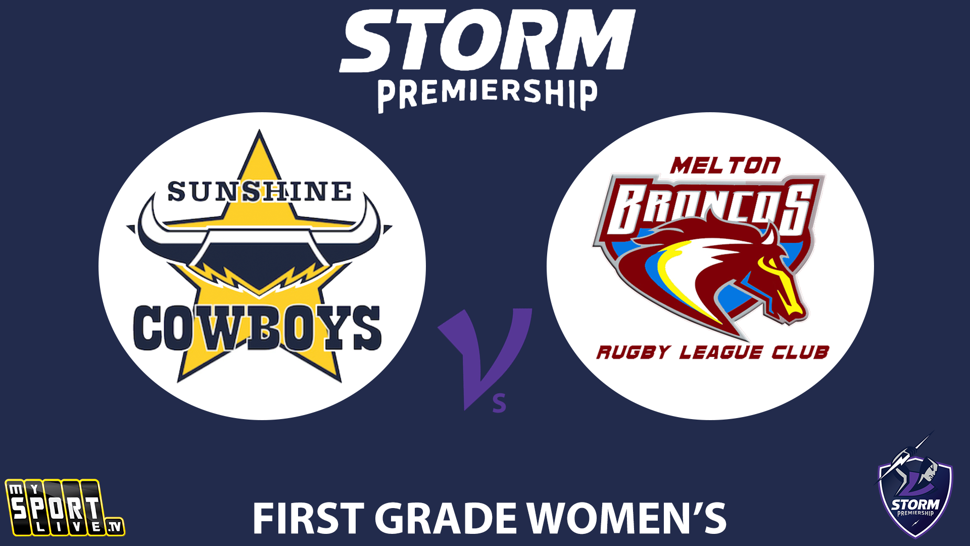 H1 2024 R14 First Grade Women's: Sunshine Cowboys vs. Melton Broncos