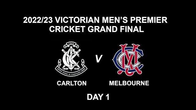 2022/23 Victorian Men's Premier Cricket Grand Final - Day 1 Highlights