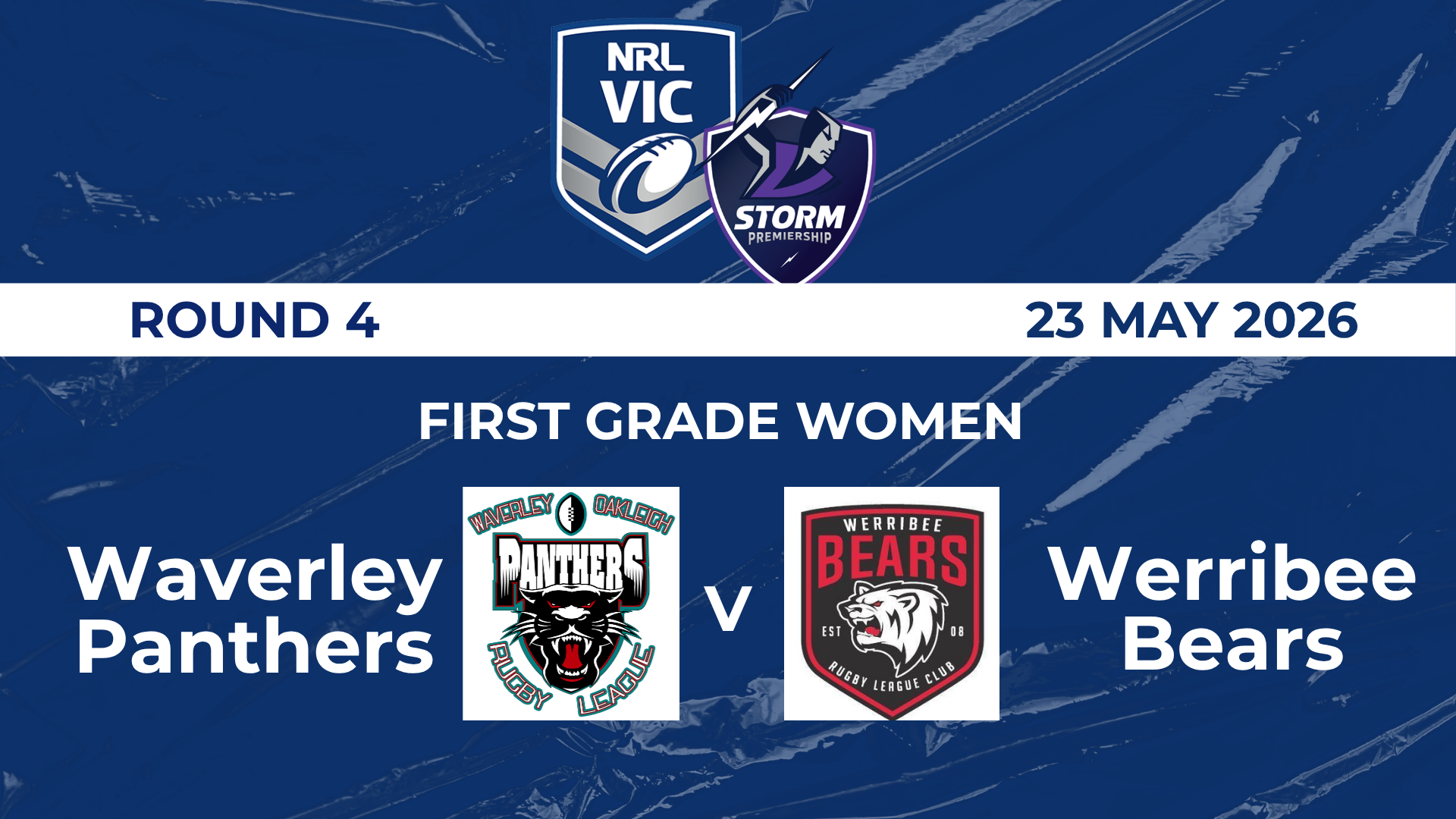 NRL R4: FGW - Waverley Panthers v Werribee Bears