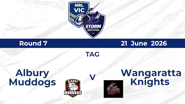 H1 2026 R7 TAG Womens Albury Muddogs ...