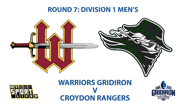 R7: GV Men's Division 1 - Warriors v Rangers
