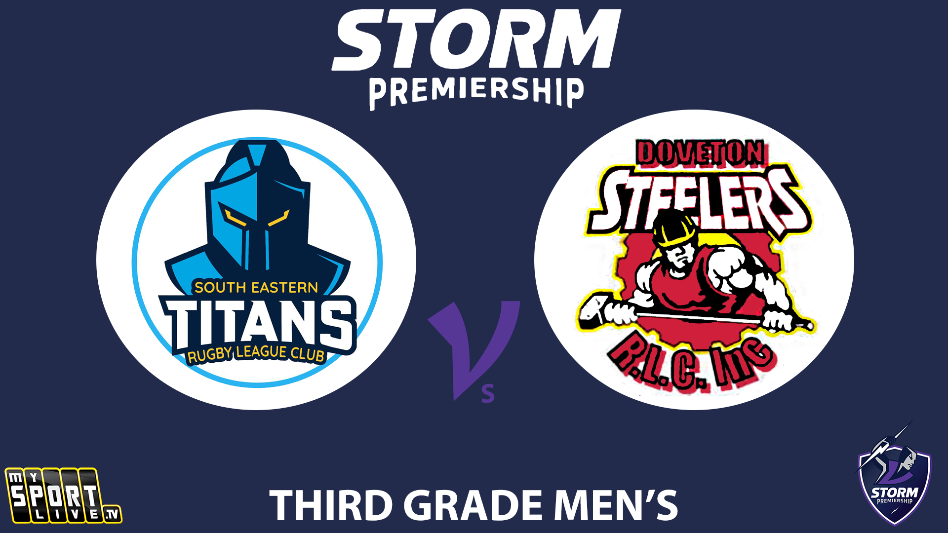 H1 2024 R2 Third Grade Men’s: South Eastern Titans v Doveton Steelers