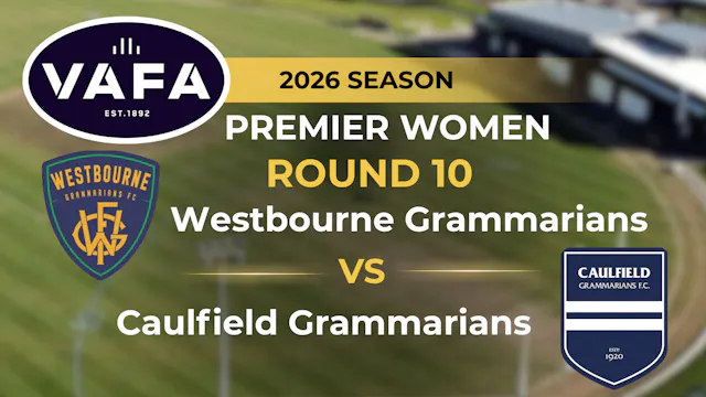VAFA 2026 R10 PREM Women's Westbourne...