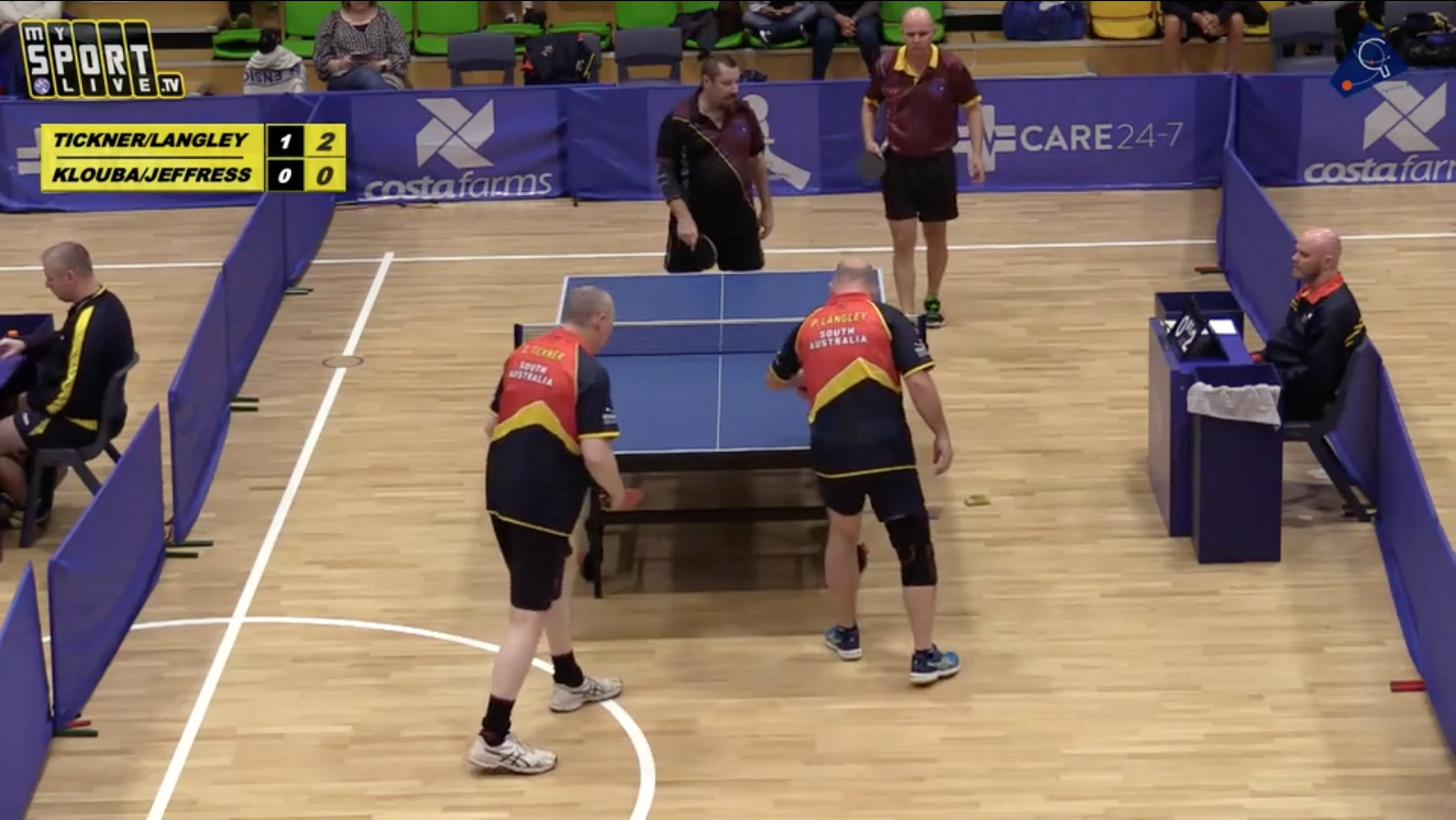 Table 1 - WED: 2019 Australian Veterans TT Championships