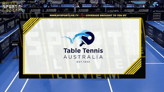 Day 2 U17 Boy's - Alex Huang (NSW) v ...