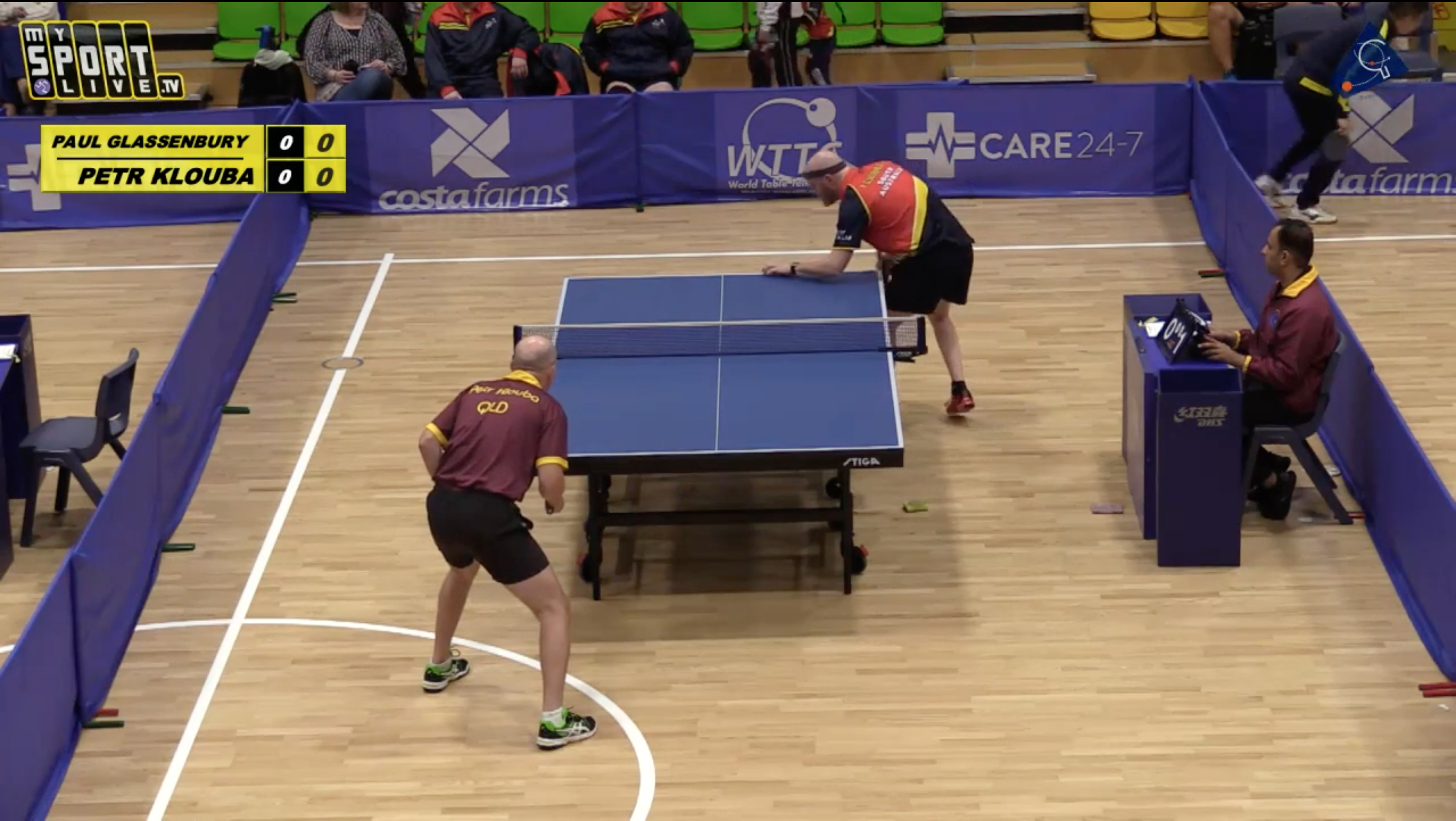 Table 1 - WED: 2019 Australian Veterans TT Championships