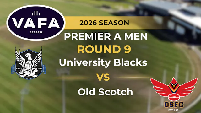 VAFA 2026 R9 PREM A Men's University ...