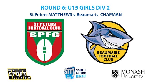 R6: U15 Girls Div 2 - St Peters v Bea...