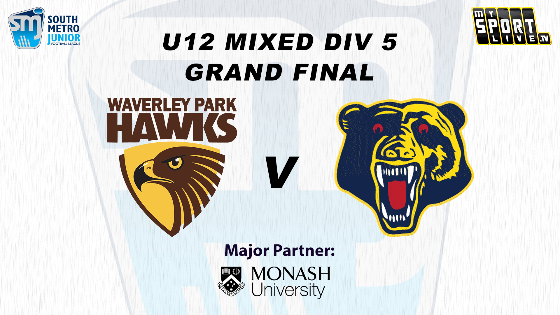 GF-U12 Boys WP Hawks v Caulfield Bears Presentation2025