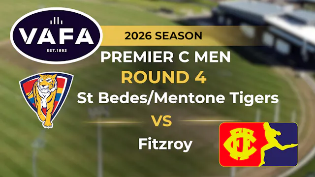 VAFA 2026 R4 PREM C Men’s SBMT V Fitzroy