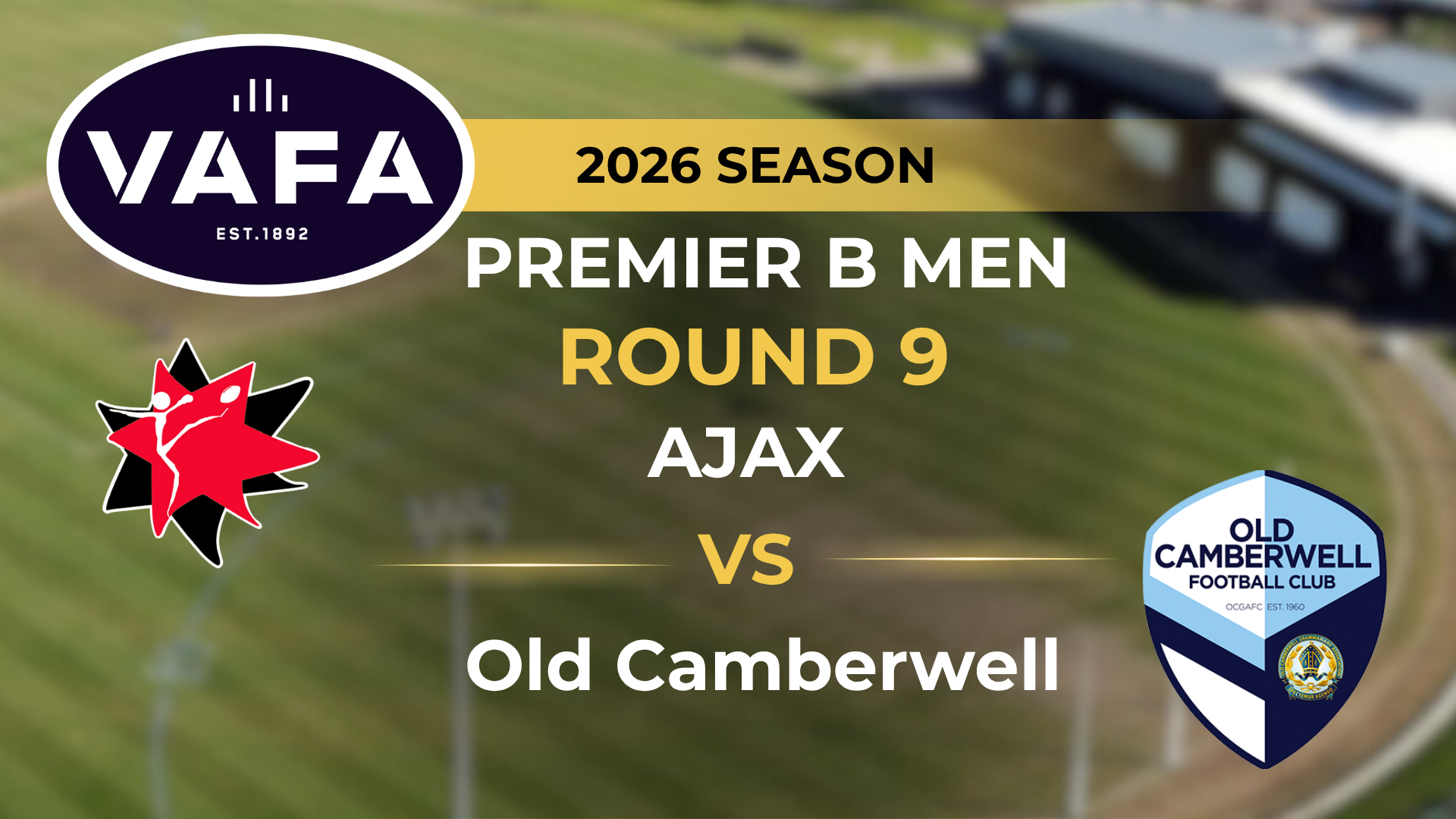 VAFA 2026 R9 PREM B Men's AJAX V Old Camberwell