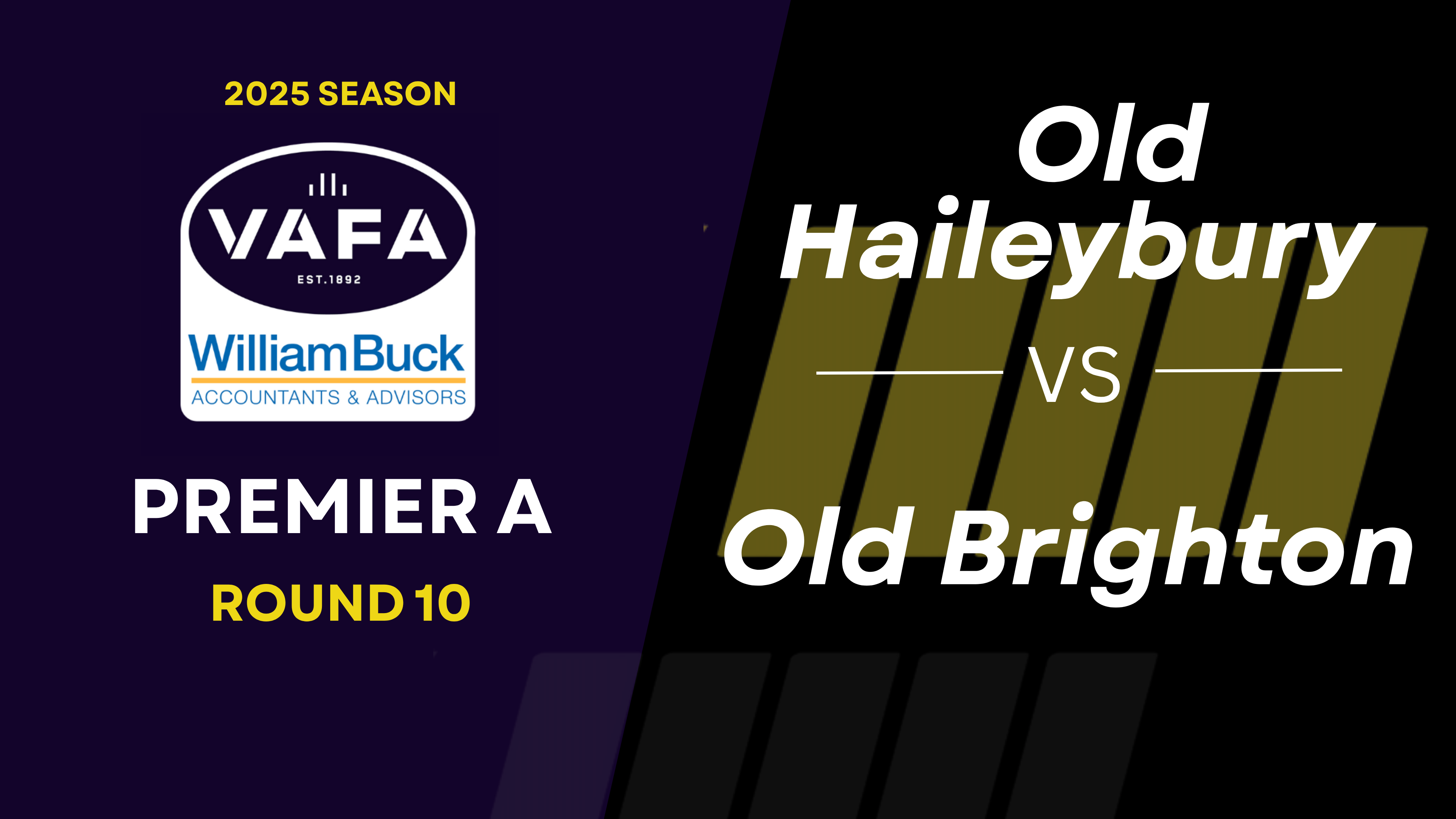 RD10 PREM A Old Haileybury vs. Old Brighton