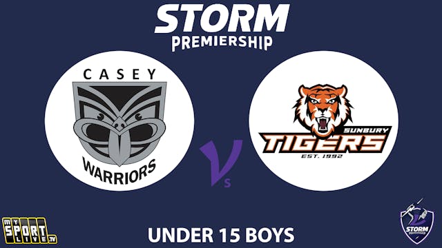 H2 2024 QF U15 Boys: Casey Warriors v...