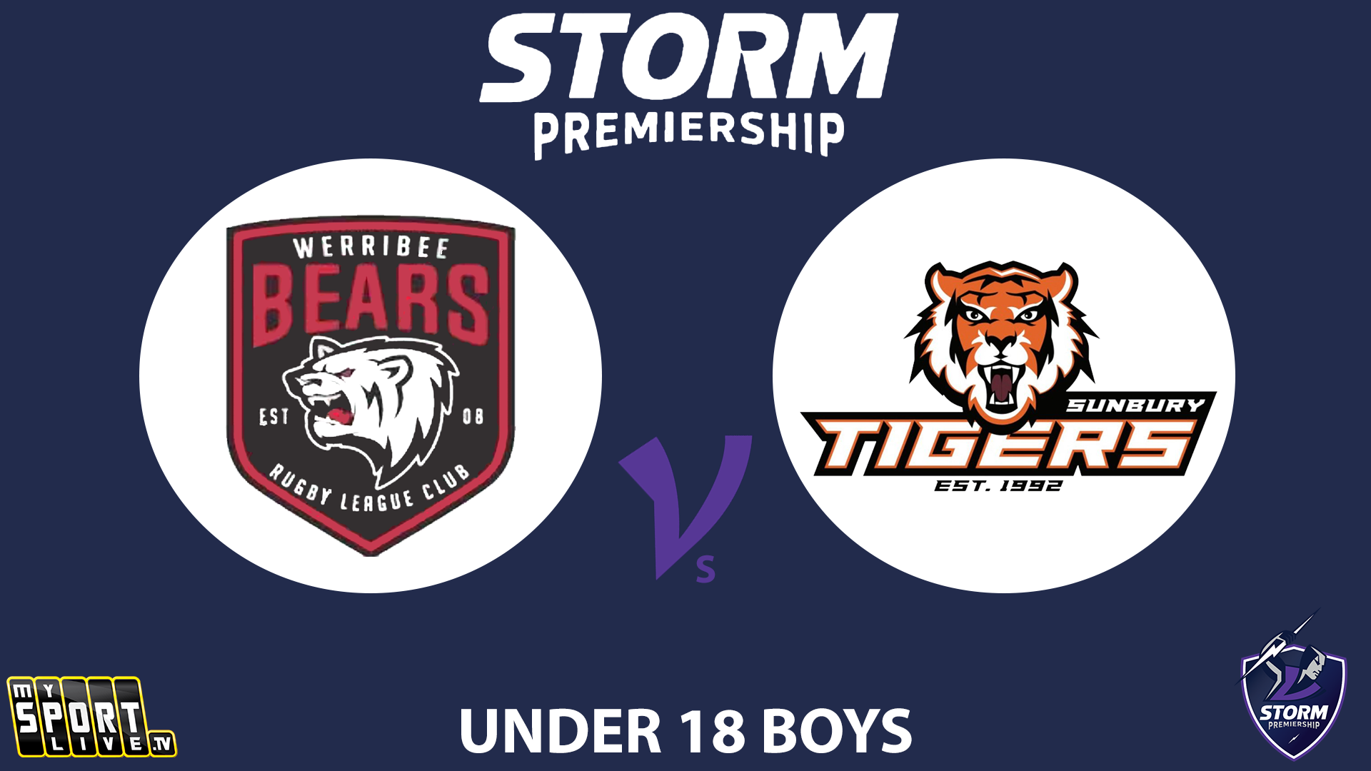 H1 2025 GF Under 18 Boys (2) - Werribee Bears vs Sunbury Tigers